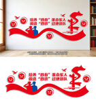 四铁警察文化墙