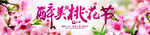 桃花节横幅