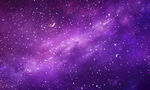 紫色星空背景