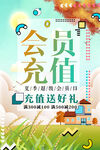 会员充值送好礼活动海报