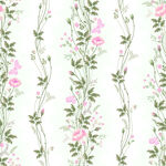 粉色花卉藤蔓图案背景