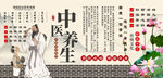 中医养生背景墙