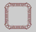 古典花边边框