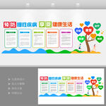 医院慢病防控文化墙