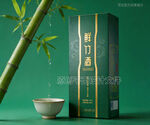 竹酒包装平面设计