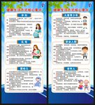 健康生活方式核心要点展架