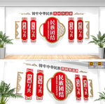 民族团结文化墙