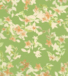 绿色底花卉图案纹理