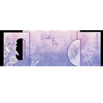 紫色莫奈婚礼舞台背景设计