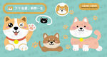 宠物店卡通背景墙