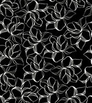 黑白曲线交织抽象图案