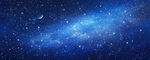 浩瀚黑色宇宙星空背景墙