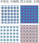  少数民族花纹  民族风装饰图