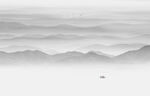 水墨山