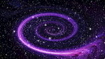 梦幻紫色星空漩涡