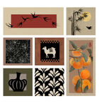 新中式中古风吉祥装饰插画