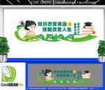 学技能职业教育文化墙