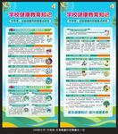 学校健康教育展架