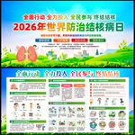 2026年防治结核病日宣传栏
