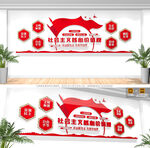 社会主义核心价值观文化墙