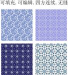 中国风图案  古风古韵花纹 