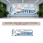 高铁企业文化墙设计方案