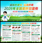 全国爱肝日宣传栏