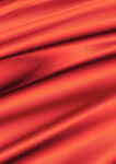 红色绸缎纹理特写
