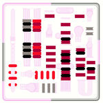 抽象几何图案装饰画面