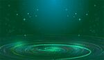 梦幻绿色星空漩涡背景
