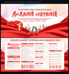 政绩观学习教育展板宣传栏