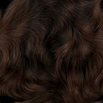 深棕色波浪卷发发丝毛发纹理