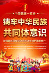 铸牢中华民族共同体意识宣传海报