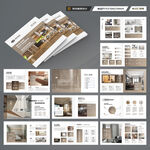 方形品牌家具画册