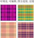 格子图案  纺织格子布