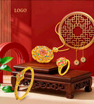 黄金珠宝分层高清图片