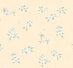 淡蓝小花米色背景图案