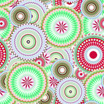 多彩圆形图案纹理背景