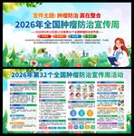 2026年肿瘤防治宣传周展板
