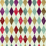 多彩菱形图案纹理背景