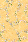 黄色花卉图案背景纹理