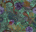 复古花卉佩斯利花纹图案