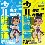 跆拳道海报