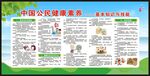 中国公民健康素养宣传栏