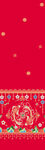 喜庆红色传统花纹汉服