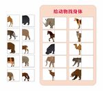 给动物找身体 游戏卡
