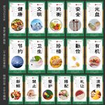 食堂餐厅文化展板