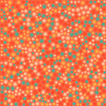 橙色多彩斑点小碎花