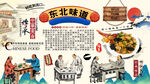 东北味道背景墙