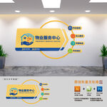 物业服务中心文化墙